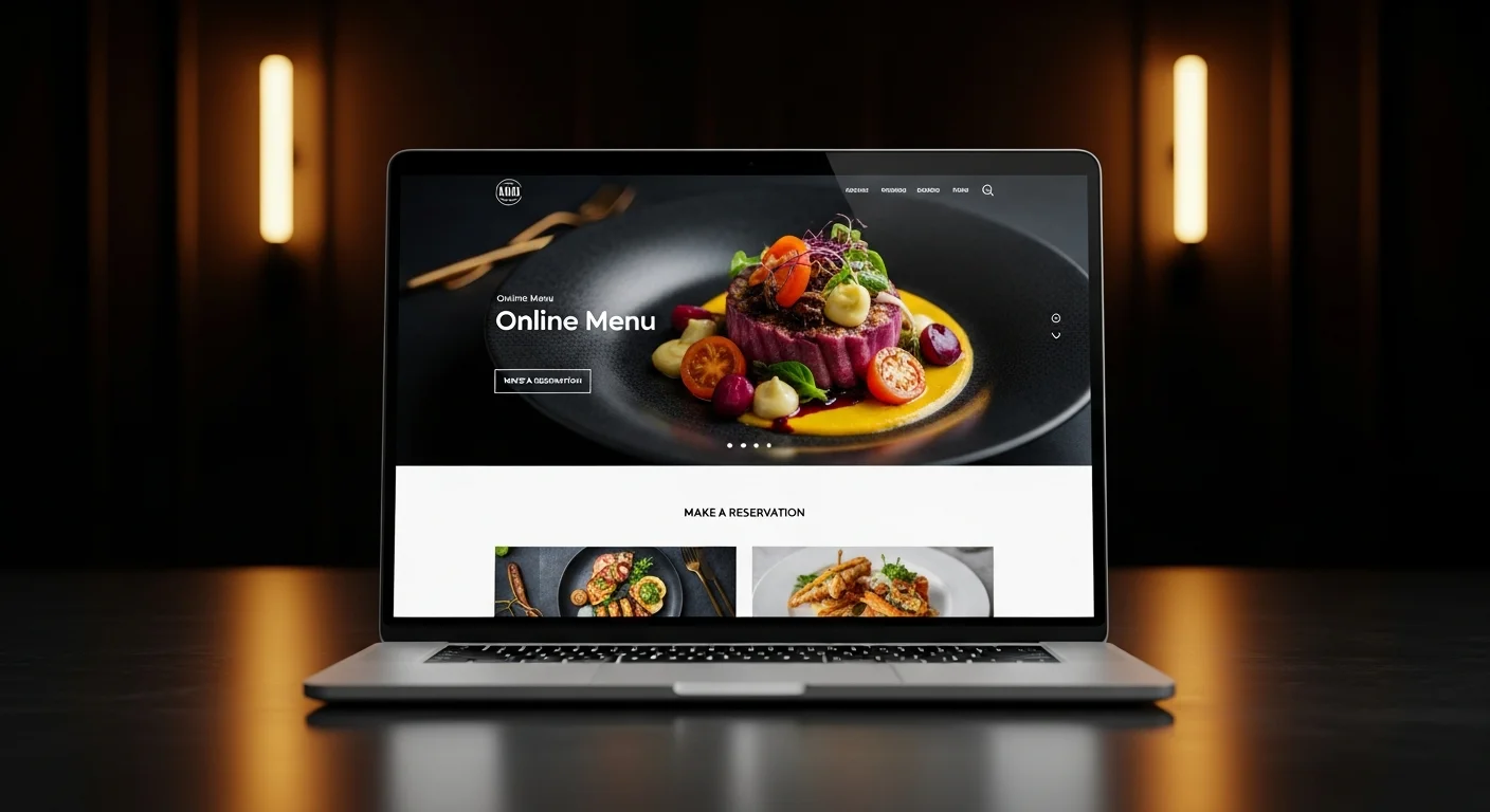Restaurant Website Design-Vorlage